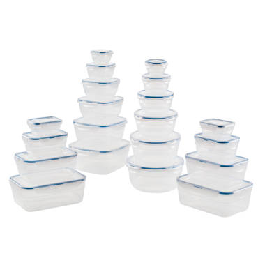 Easy Essentials Rectangular 12-Ounce Food Storage Container, Set of 6, 09167