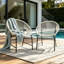 Ensemble de chaises de patio en osier-129028109