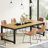Metal Base Dining Table-843506376-845745676-841957899