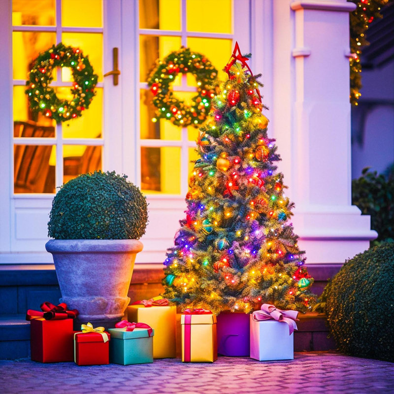 4 Pack 50 LED Multicolor Fairy Lights Battery Operated,  Multicolor Christmas Lights Waterproof Twinkle Lights For Party Wedding Christmas Birthday Indoor Outdoor Decoration