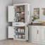 Garde-manger avec tablettes, portes et tiroirs réglables