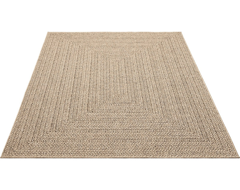 Alyrica Solid Colour Machine -made Area Rug, Natural Brown, Rectangle 80 x 150 cm