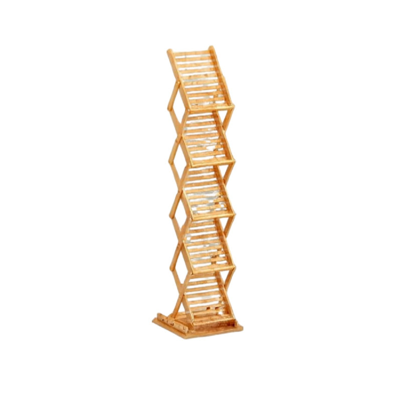 Bamboo Freestanding Magazine Rack