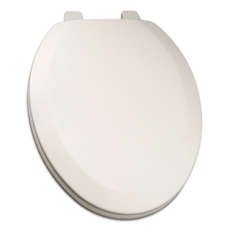 Elongated Toilet Seat and Lid, White