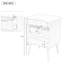Meuble-lavabo 24 po avec lavabo, armoire de salle de bain multifonctionnelle avec tiroir, panneau de fibres à densité moyenne, naturel