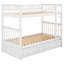 Lit superposé simple au-dessus de simple avec structure de lit convertible flexible et tiroirs intégrés, blanc-1206720540-1206720531