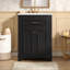 Meuble-lavabo 24 po avec lavabo en céramique intégré, armoire de salle de bain avec 2 portes, 1 tiroir basculant et meuble-lavabo simple pour salle de bain de petite et moyenne taille-1727338165