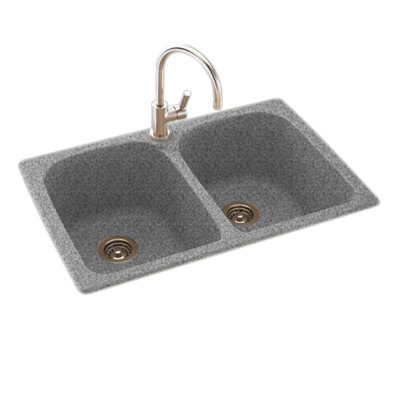 33'' L Double Bowl Swanstone Kitchen Sink