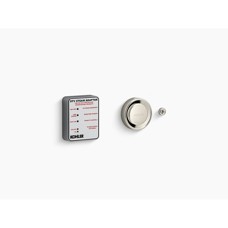 Ensemble d'adaptateurs de vapeur Invtoration ™ Series Dtv + ™, Nickel poli éclatant