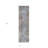 8' Runner Mocha and Blue Abstract Washable Non Skid Indoor Outdoor Runner Rug