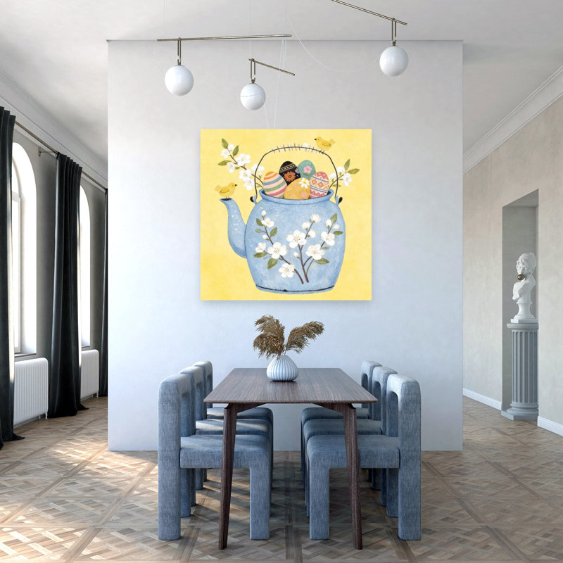 Imprimé mural de Pâques, fleurs de cerisier, nature, printemps, 48" H x 48" W