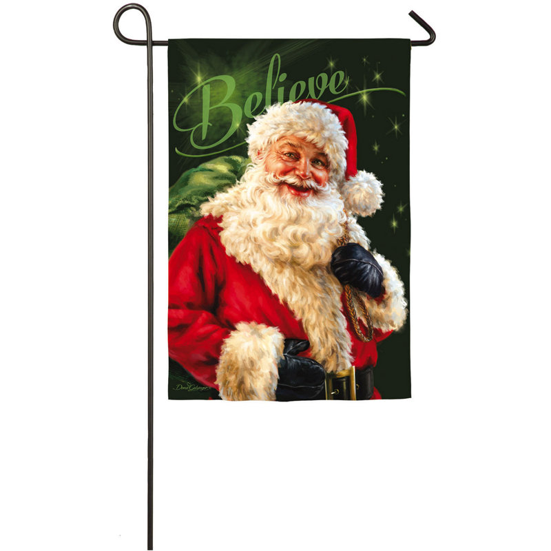 Drapeau de jardin en polyester Hayden I Believe