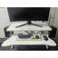 Convertisseur de bureau 32 pouces, siège réglable en hauteur, poste de travail double moniteur et ordinateur portable avec large plateau à clavier, bureau pour travailler debout-1380113147