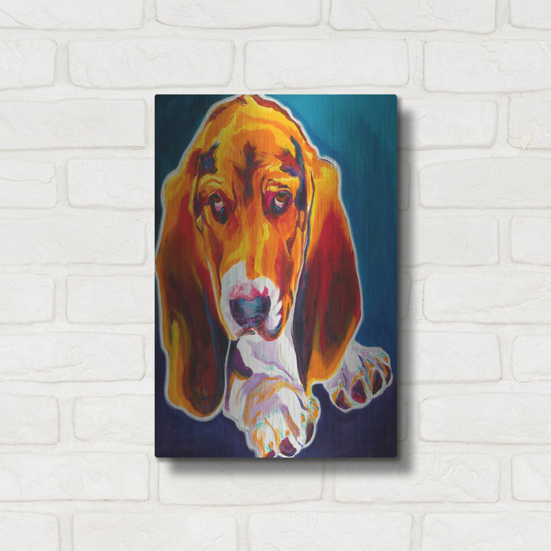 «Hound» par Dawg Painter, H 16 po x l 12 po