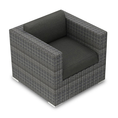 Chaise de patio avec coussin Suffern