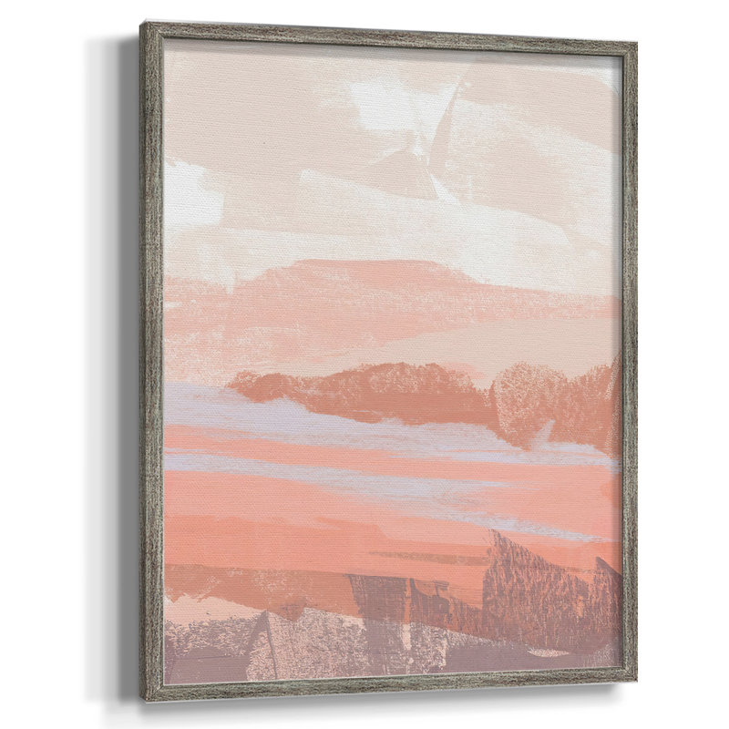 «Dusty Desert I», reproduction encadrée - bois massif, H 21 po x l 17 po