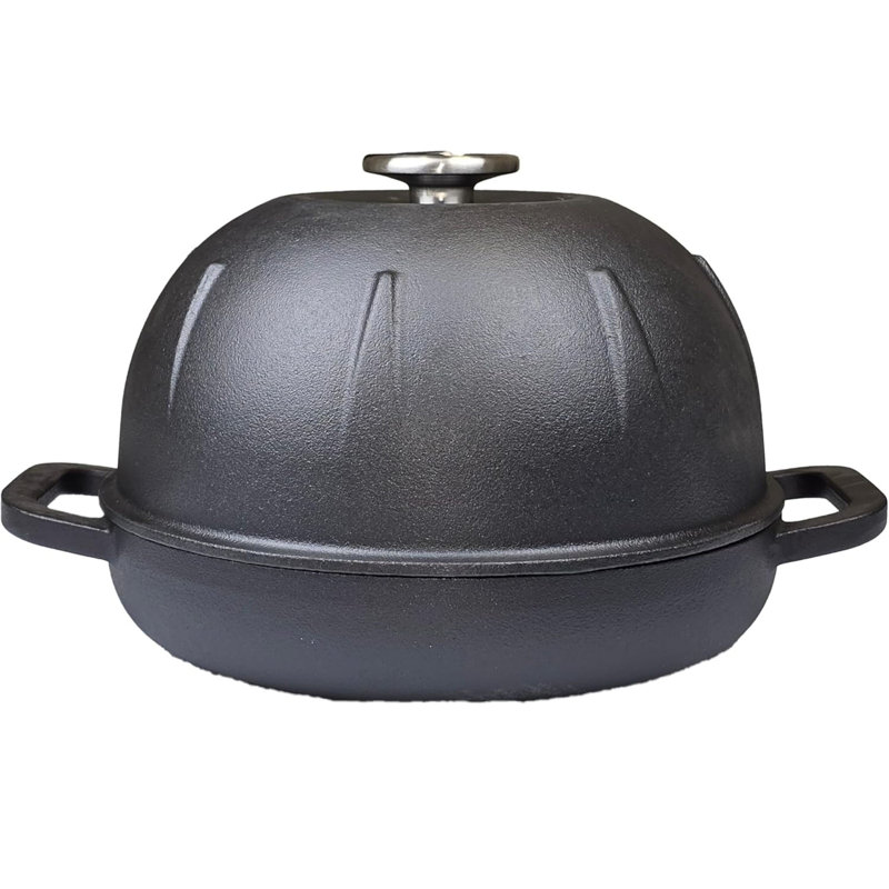 Cloche à pain en fonte résistante pré-assaisonnée Cuisiland