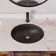 DeerValley Symmetry 18" X 15" Oval Vitreous China Undermount Bathroom Sink with Overflow
