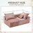 Exquisite fabric technology, intimate two-person design, lazy leisure sitting, free combination of flexible and changeable, a wide range of scene applicability of the sofa-745525712