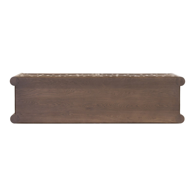 Ezri 67 in. W Solid Wood Sideboard, Cocoa Oak