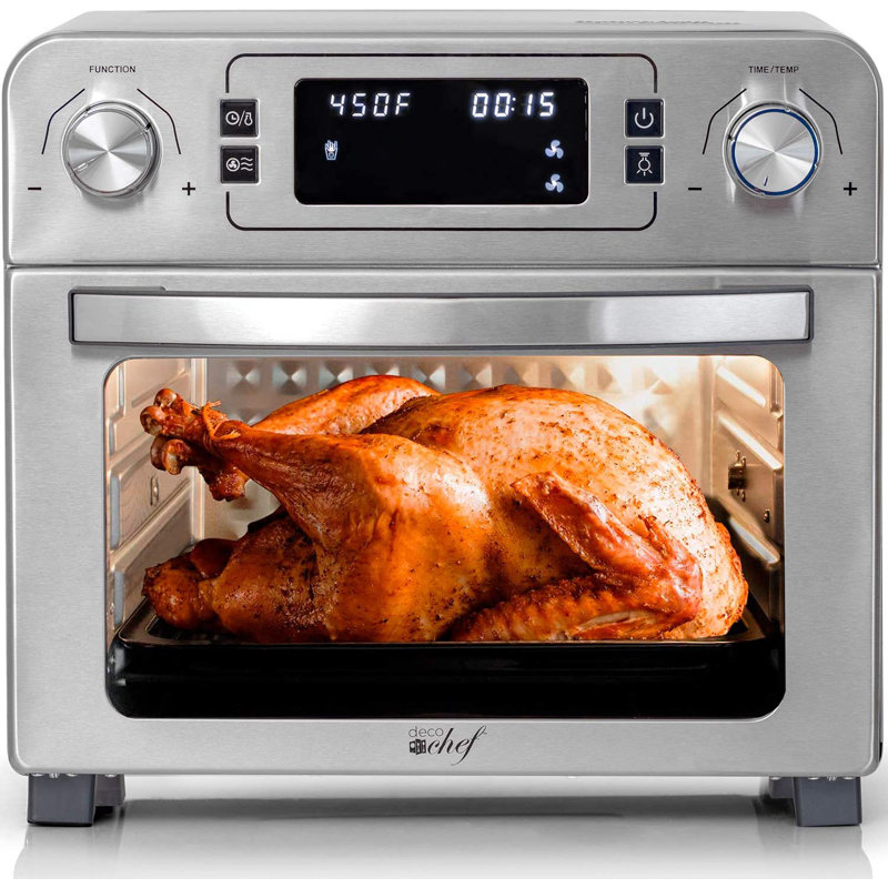 Deco Chef 22.7 Qt. Stainless Steel, Gray