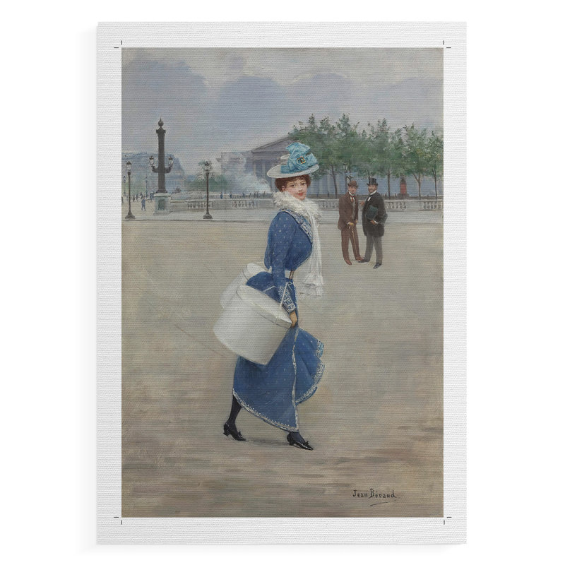 Impression rétro de portrait XCV III - reproduction de toile seulement - non encadrée, H 18 po x l 12 po