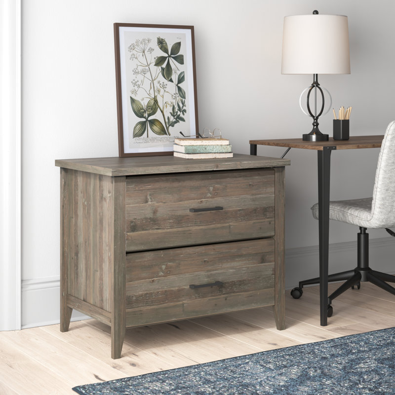 Ferebee 33.86'' Wide 2 -Drawer File Cabinet, Laurel Oak