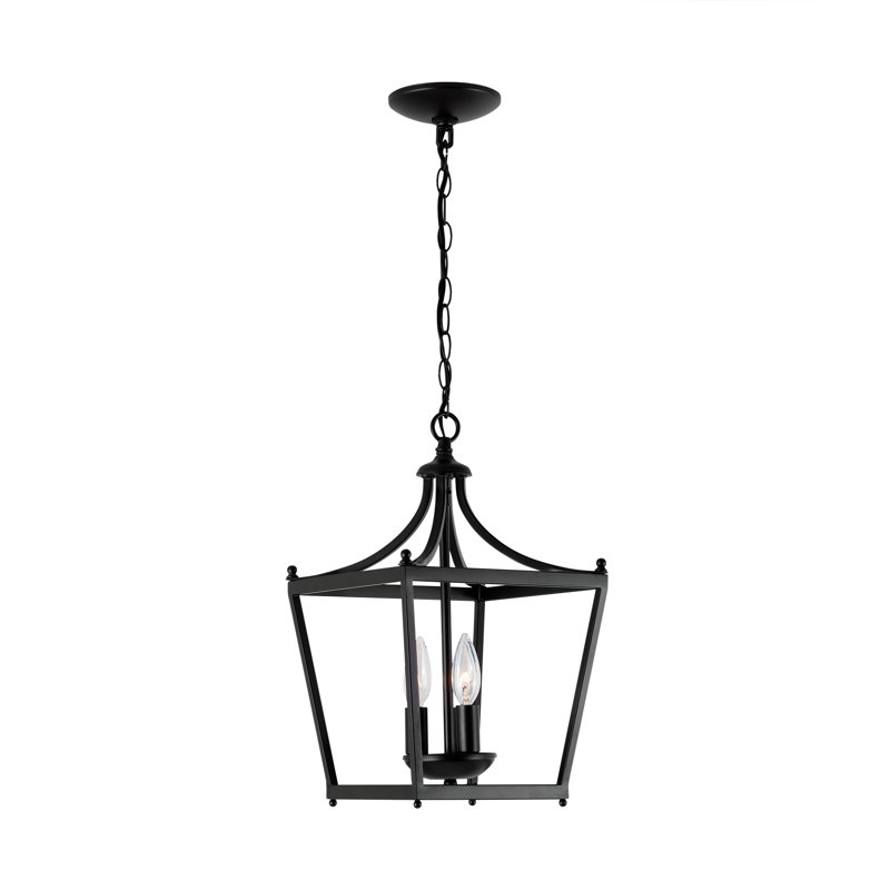Alysee 3 - Light Lantern Pendant, Matte Black