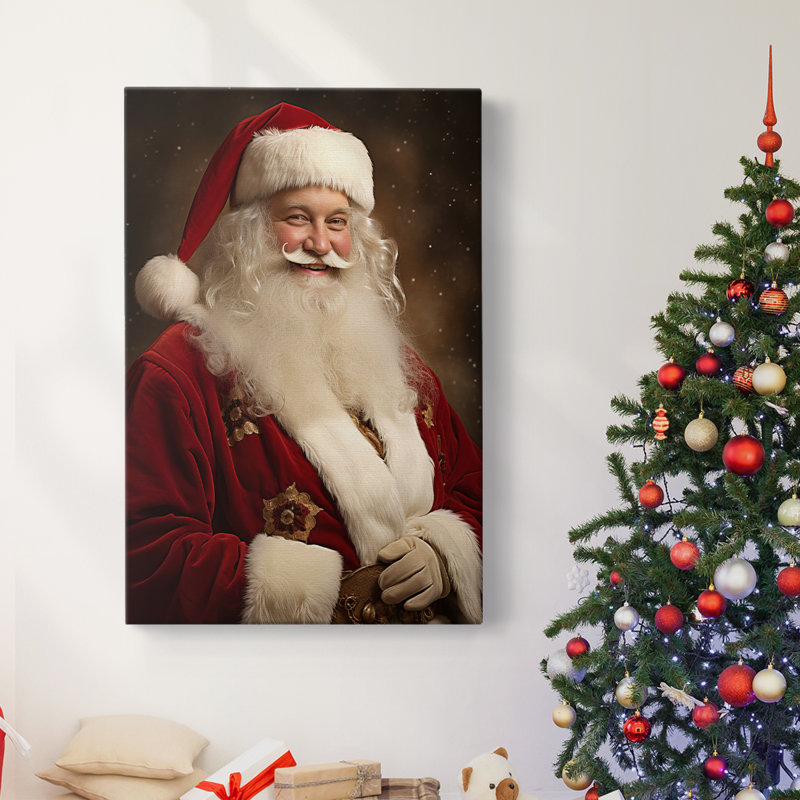 Art des Fêtes de Noël - Toile tendue avec châssis CDXLIX, H 24 po x l 16 po