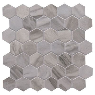 Ardena 12 in. x 12 in. Matte Porcelain Mosaic Floor and Wall Tile
