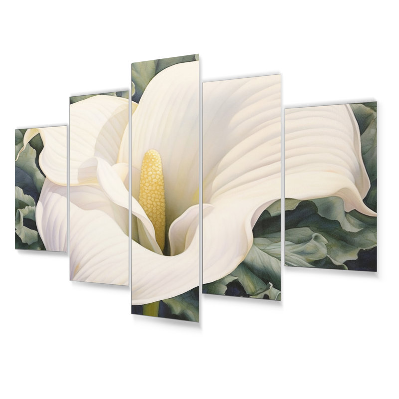 Traditional Plants & Flowers Wall Decor on Metal