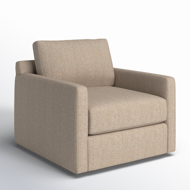 Hampton Upholstered Swivel Armchair