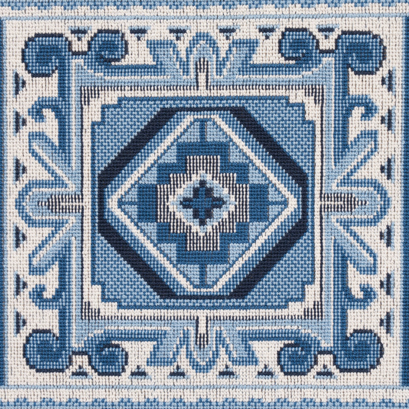 Crowley Épinglé Fabric, Blue