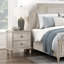Finition deux tiroirs table de chevet meubles de chambre à coucher de conception traditionnelle 1pc