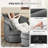 Swivel Accent Chair Round Barrel Armchair Upholstered Living Room Chair Corduroy Reading Chair Single Sofa Chair For Bedroom Apartment Office-962505709