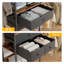 Sheamus 74.8" Adjustable Wall Mounted Clothes Rack with 3 Drawers,Walk In Closet Organizer System