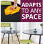 Mose Round Metal Base Dining Table