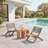 Riviera Extendable Stool Natural
