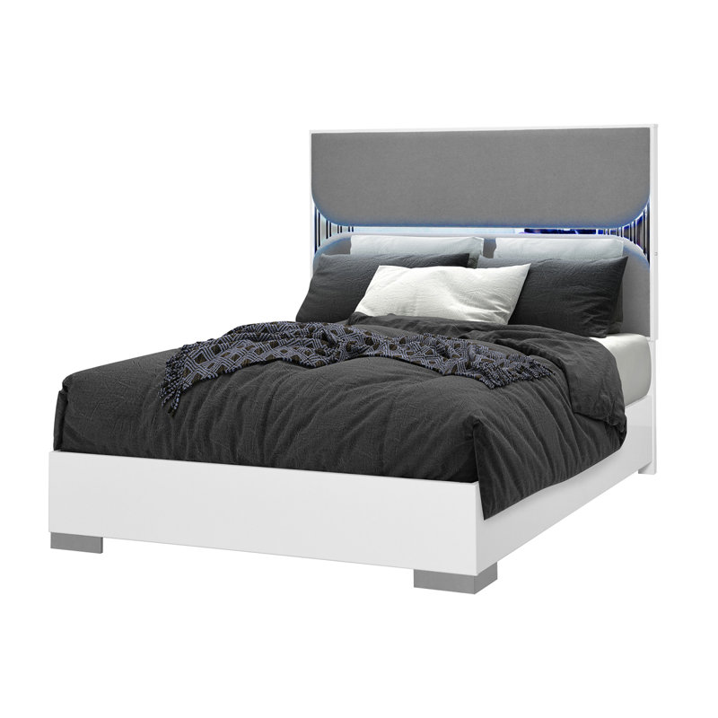 Sasha White Queen Bed, Queen