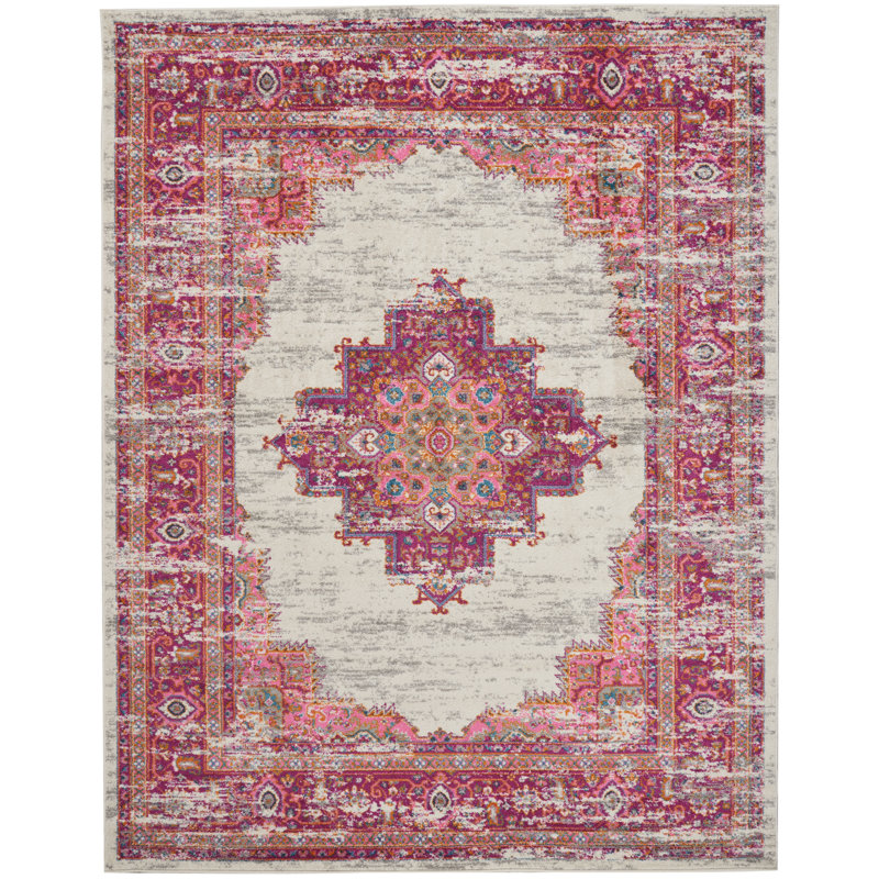 Tapis ivoire traditionnel Augusta, Rectangle 8 pi x 10 pi