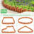 7" H x 33" W Wood Garden Fence Lawn Edging Borders