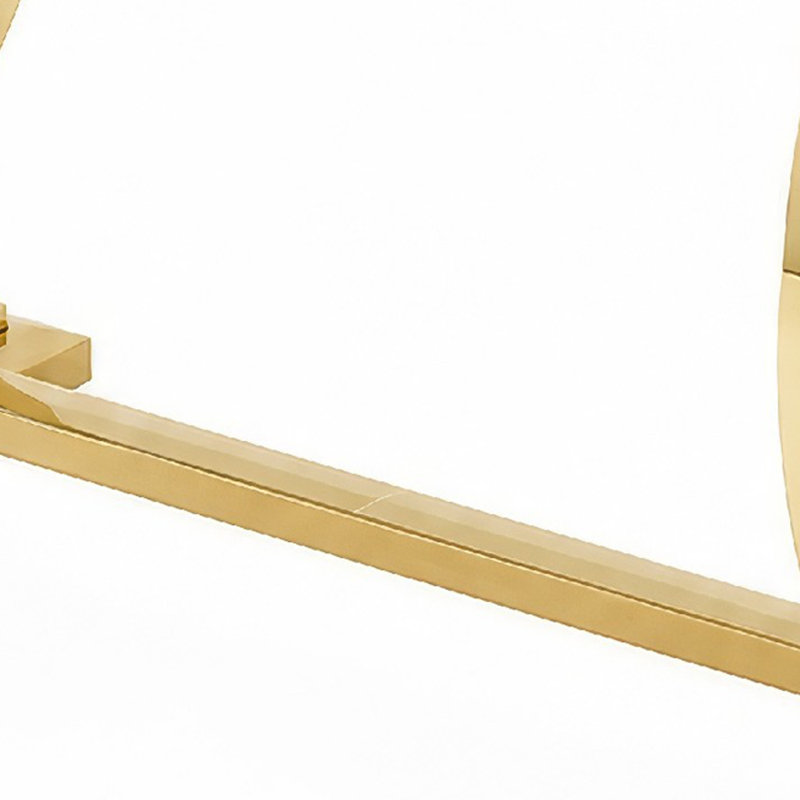 Hols Dining Table, 30" H x 80" W x 39" D, Gold / White
