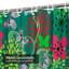 Rideau de douche Flower Butterfly Polka-2065348125