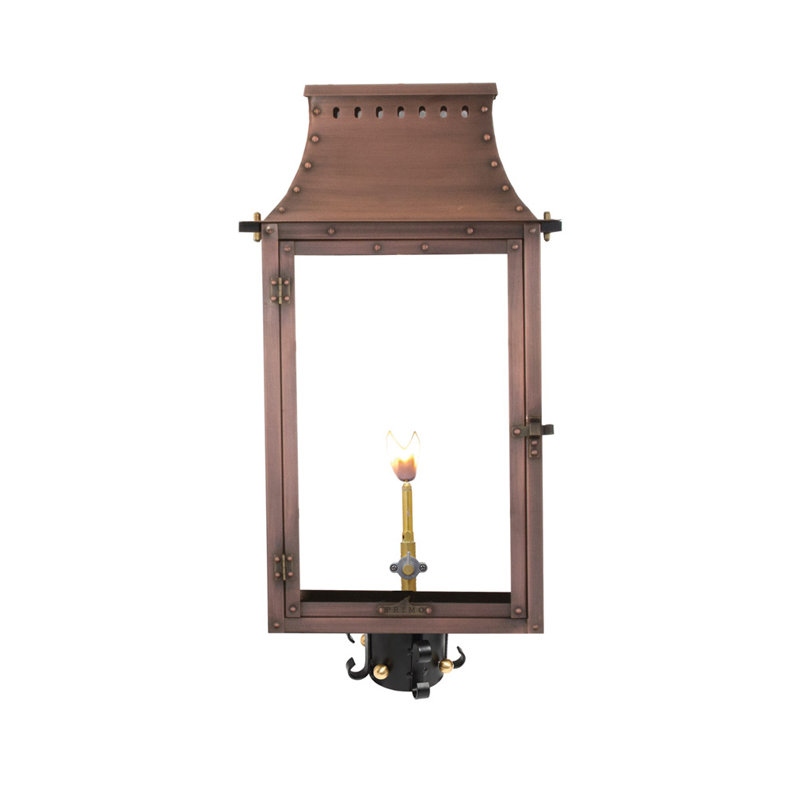 Beaux Bridge Square / Rectangular Lantern, 22" H x 13" W x 12" D