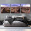 «Lavender Chicago» par Epic Portfolio, art mural en verre acrylique, ensemble de 3 pièces-101650274