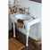 Imperial 29.13" White Vitreous China Circular Console Bathroom Sink with Overflow