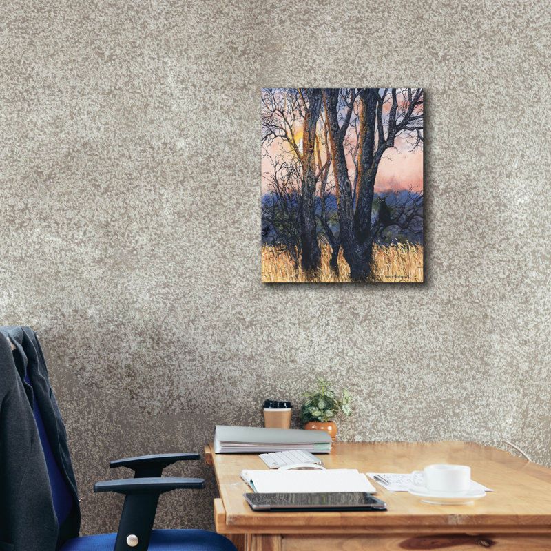 «Millown Pines» par Maggie Vandewalle, art mural sur toile, H 24 po x l 20 po x P 0,75 po