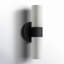 Conners Single Light Stone Dimmable Flush Mounted Sconce-93962416