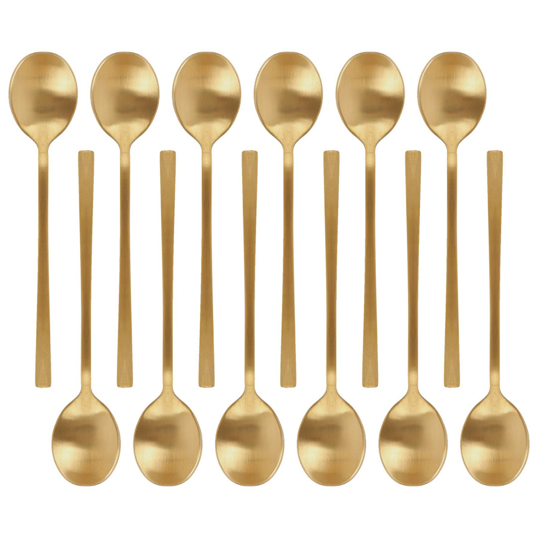 Stainless Steel Teaspoons - 14.5cm - Pack of 12