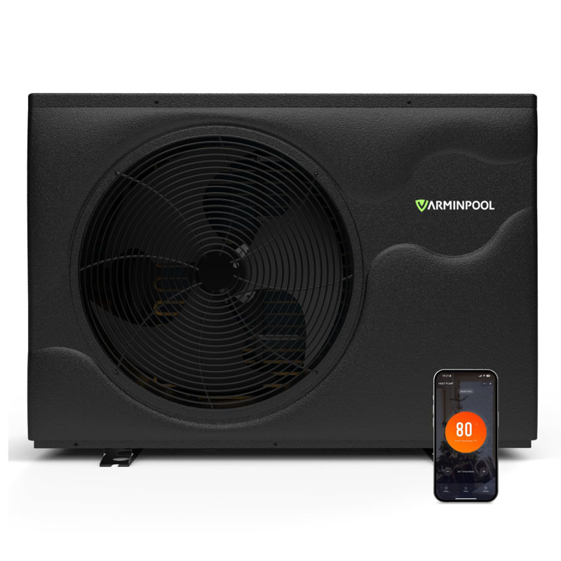 Pompe à chaleur pour piscine Smart Invert Pro pour piscines creusées / hors terre jusqu'à 18 000 gallons, Wi-Fi, chauffage et refroidissement, 220 V, contrôle de la minuterie